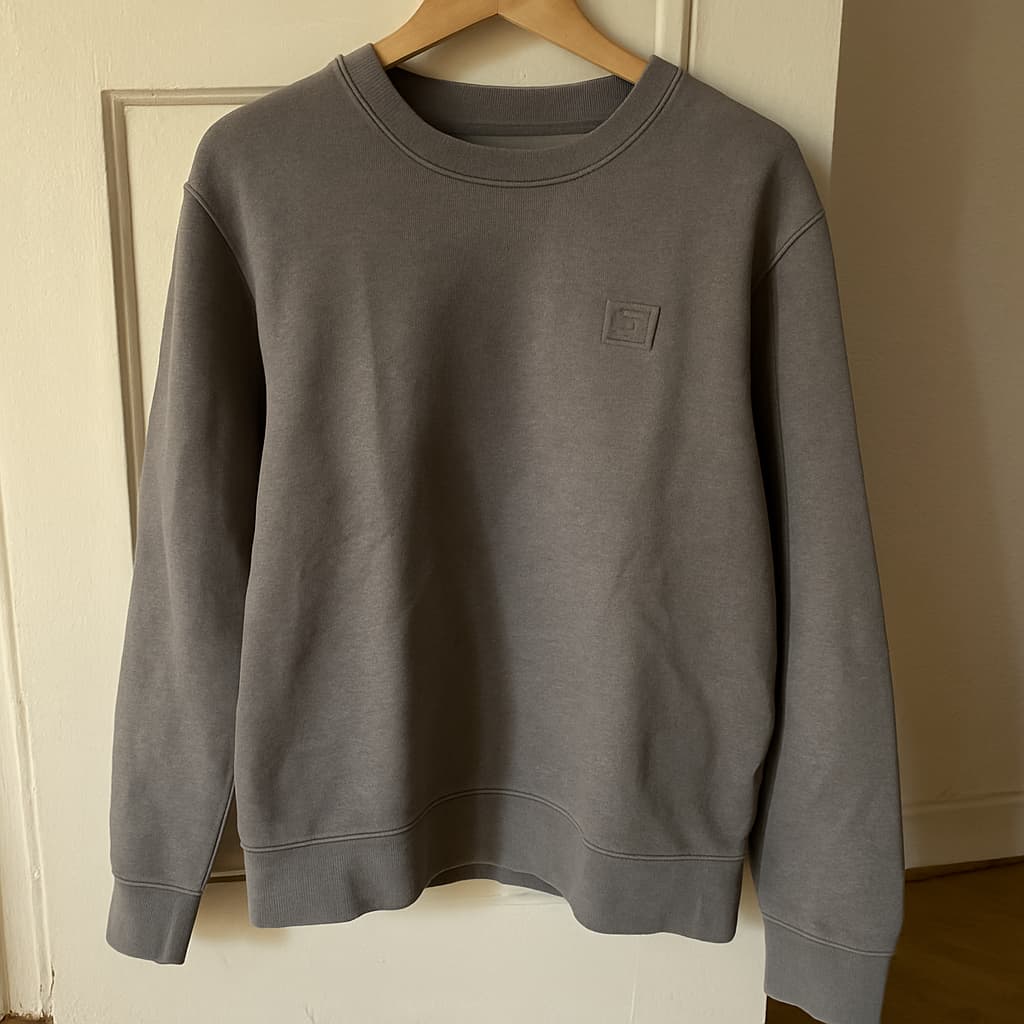 Acne Studios Forba Face Sweatshirt, grau, M 1