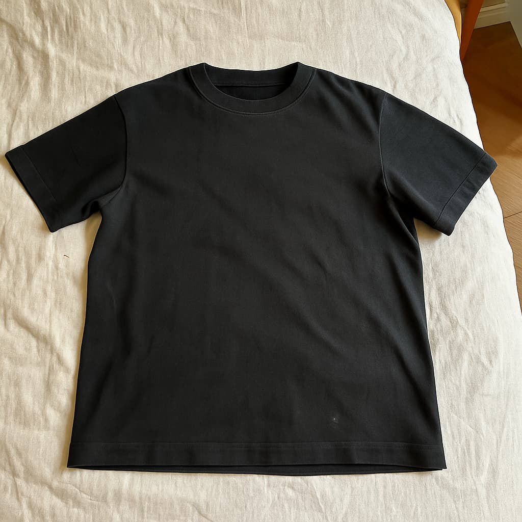 Arket Heavyweight T-Shirt, schwarz, M 1